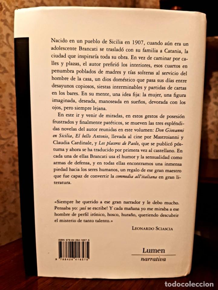 Libros antiguos: VITALIANO BRANCATI - TR&Iacute;PTICO SICILIANO - Foto 2