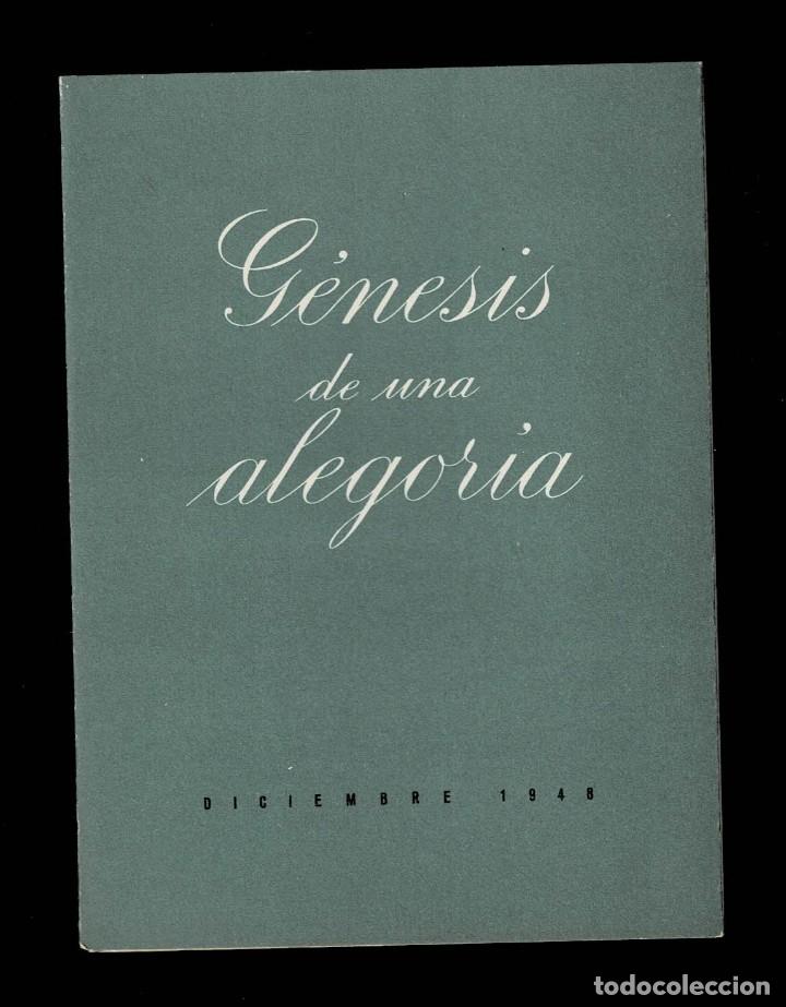 Livres anciens: C9-13 GENESIS DE UNA ALEGORIA de I berica de Industrias Quimicas S.A.E. FELICITACI&Oacute;N de Diciembre de