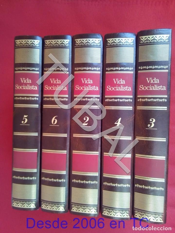 Libros antiguos: TUBAL EL SOCIALISTA FACSIMIL 5 TOMOS 7 KILOS 2160 PAGINAS