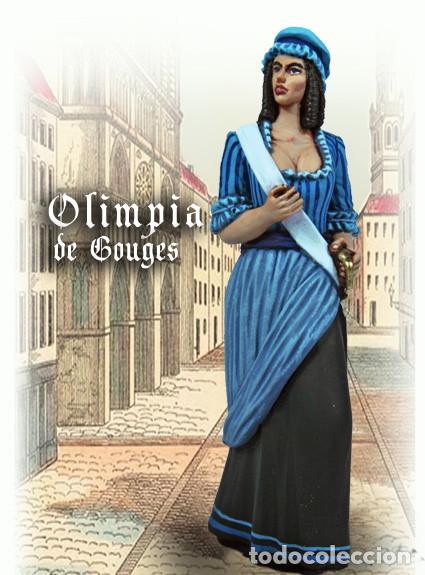 Libros antiguos: Olimpia de Gouges, figura en resina. Feminismo - Foto 1