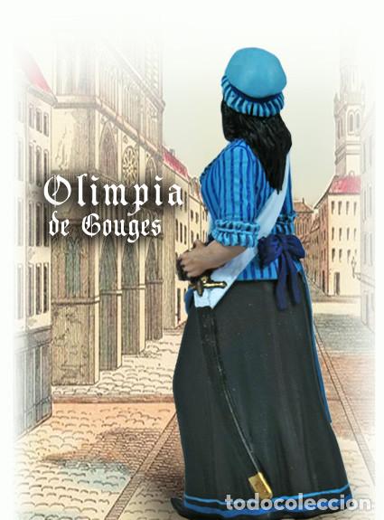 Libros antiguos: Olimpia de Gouges, figura en resina. Feminismo - Foto 2