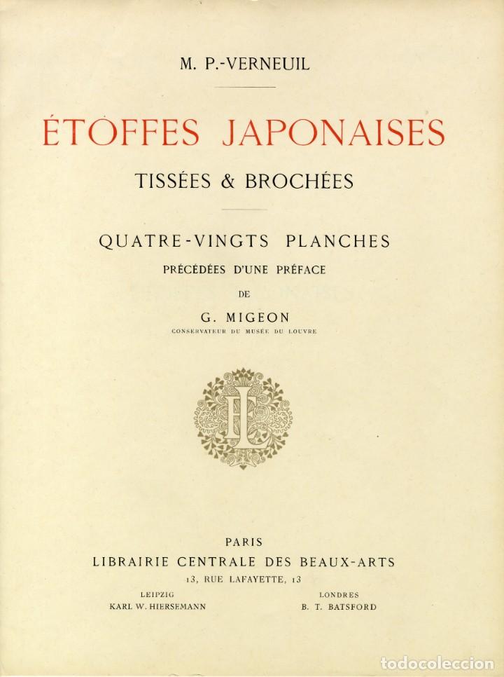 Libros antiguos: TELAS JAPONESAS - Foto 2