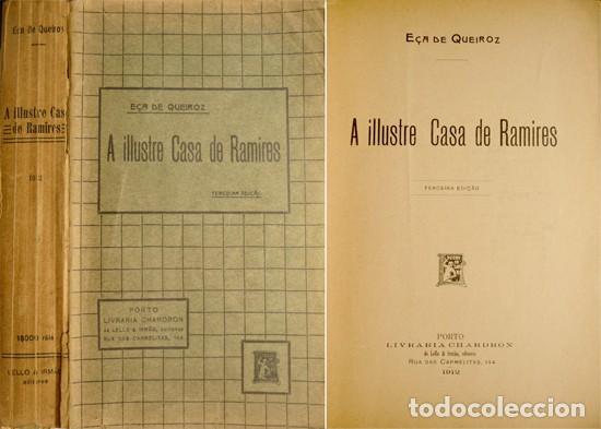 Libros antiguos: E&Ccedil;A DE QUEIROZ.  A illustre Casa de Ramires.  1912. - Foto 1