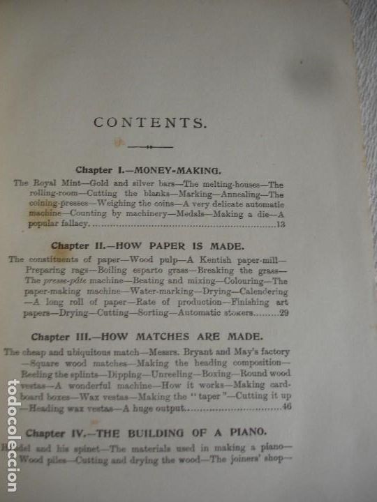Libros antiguos: WILLIAMS, ARCHIBALD: HOW IT IS MADE - Foto 3