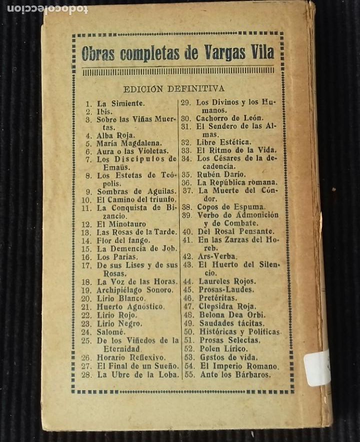 Libros antiguos: LOS ESTETAS DE TEOPOLIS. VARGAS VILA. RAMON SOPENA 192? - Foto 3