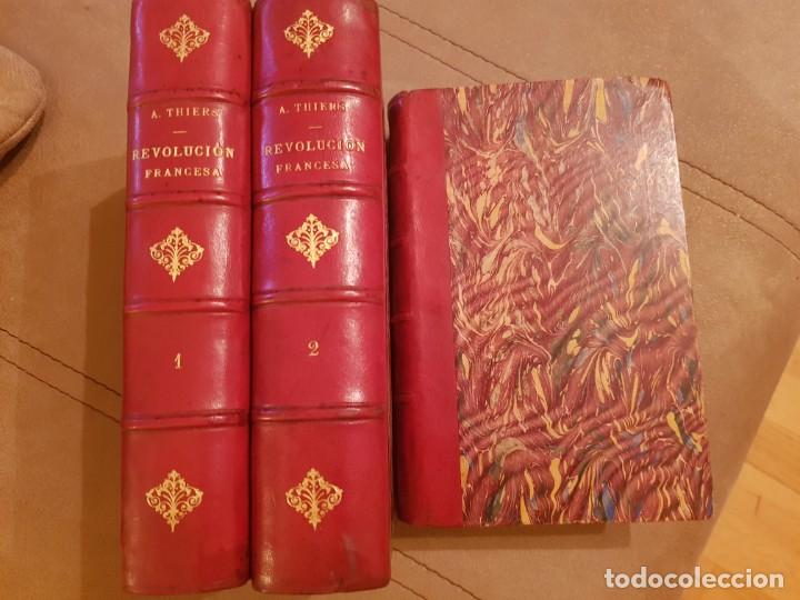 Libros antiguos: REVOLUCION FRANCESA. 3 Tomos. M.A. Thiers - Foto 1