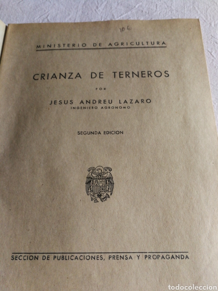 Libros antiguos: CRIANZA DE TERNEROS - Foto 3