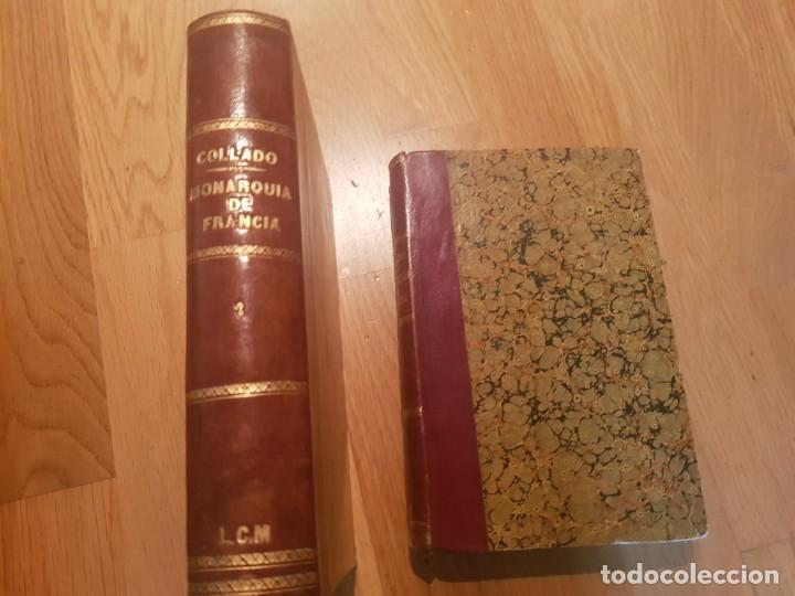 Old books: Vicisitudes de la Monarqu&iacute;a Constitucional en Francia Fermin de Lasala y Collado. 2 TOMOS