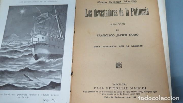 Libros antiguos: LOS DEVASTADORES DE LA POLINESIA. MOTTA. MAUCCI - Foto 2