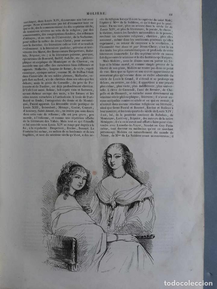 Libros antiguos: Oeuvres de Moliere - 1845 - Foto 5