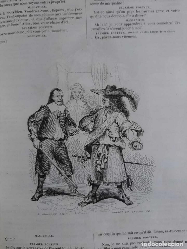 Libros antiguos: Oeuvres de Moliere - 1845 - Foto 6