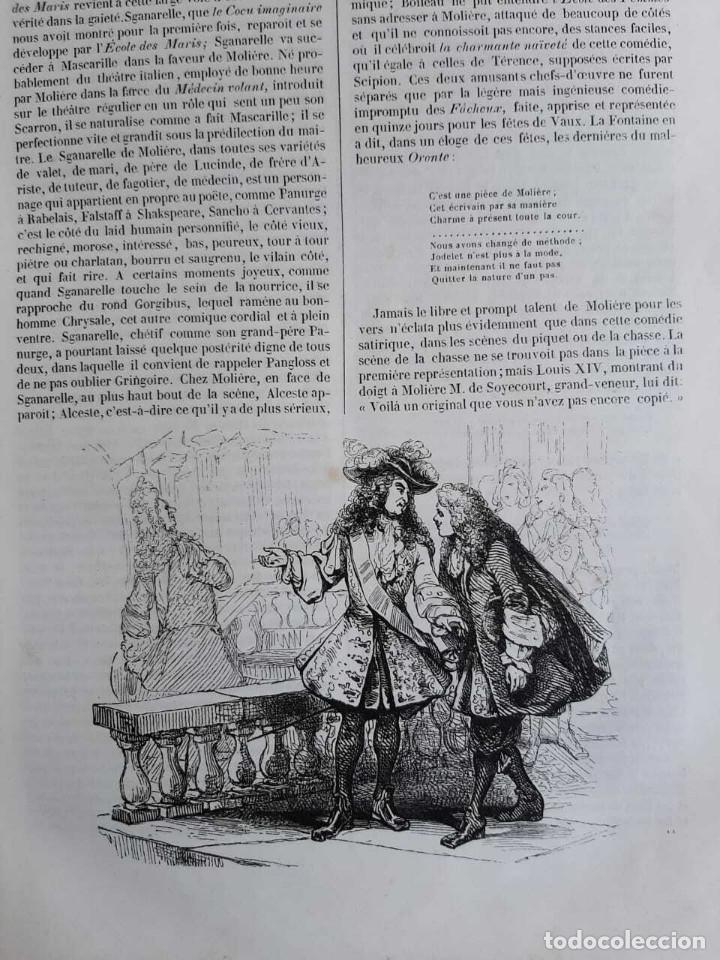 Libros antiguos: Oeuvres de Moliere - 1845 - Foto 7