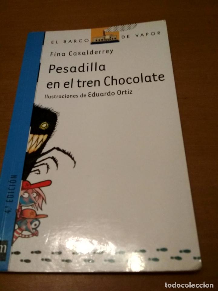 Libros antiguos: Pesadilla en el tren de chocolate - Foto 1
