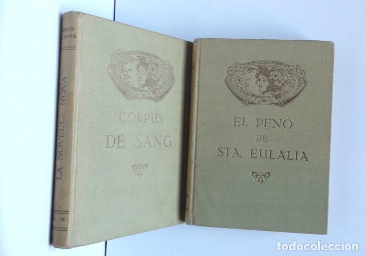 Libros antiguos: El Pen&oacute; de Sta.Eul&agrave;lia, Corpus de Sang &ndash; La Novel&middot;la Nova IX, X