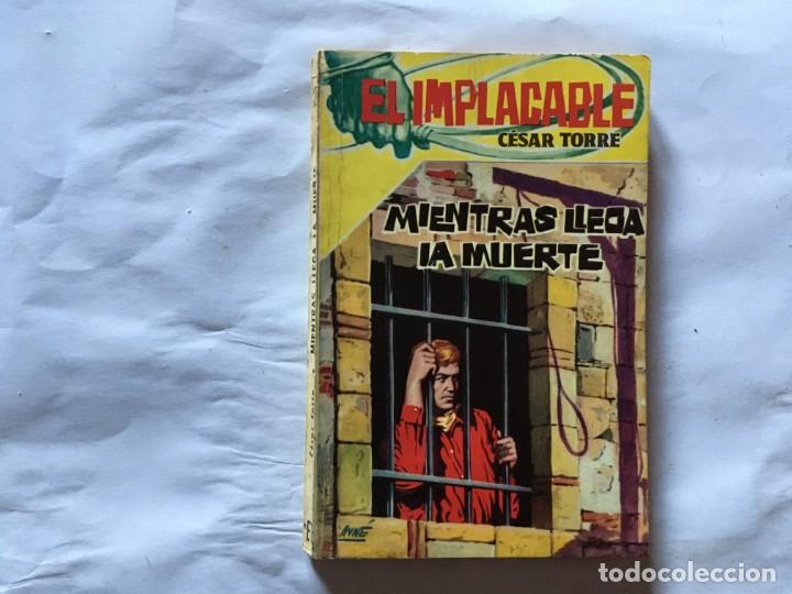 Libros antiguos: novela del oeste el implacable n&ordm; 27 antigua a&ntilde;o 1961 - Foto 1