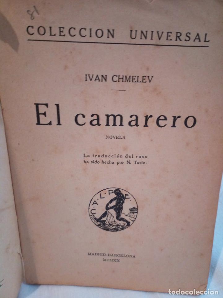 Libros antiguos: 516-EL CAMARERO, Ivan Chmelev, 1920 - Foto 4