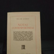 Libros antiguos: NOTAS CONTEMPORÁNEAS - EÇA DE QUEIROZ. 1913. TEXTO EN PORTUGUÉS. Lote 193116566