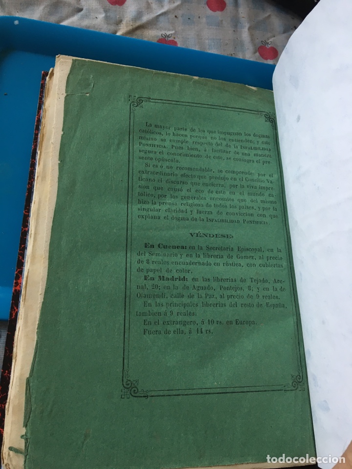 Libros antiguos: Cuenca 1875 - Foto 3