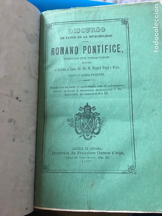 Libros antiguos: Cuenca 1875 - Foto 1
