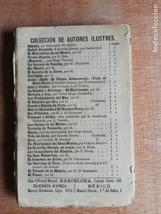Libros antiguos: El testamento de Grano de sal. Ponson Du Terrail. 1900 - Foto 3