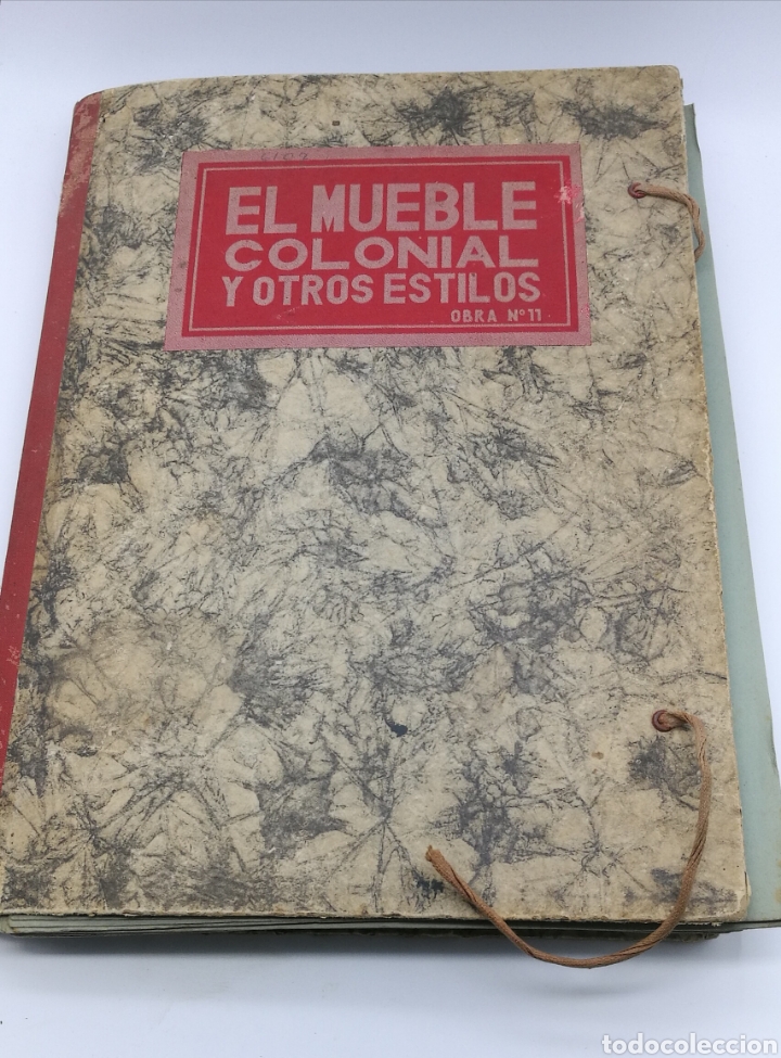 Livres anciens: El mueble colonial y otros estilos incompleto 24 l&aacute;minas de 35