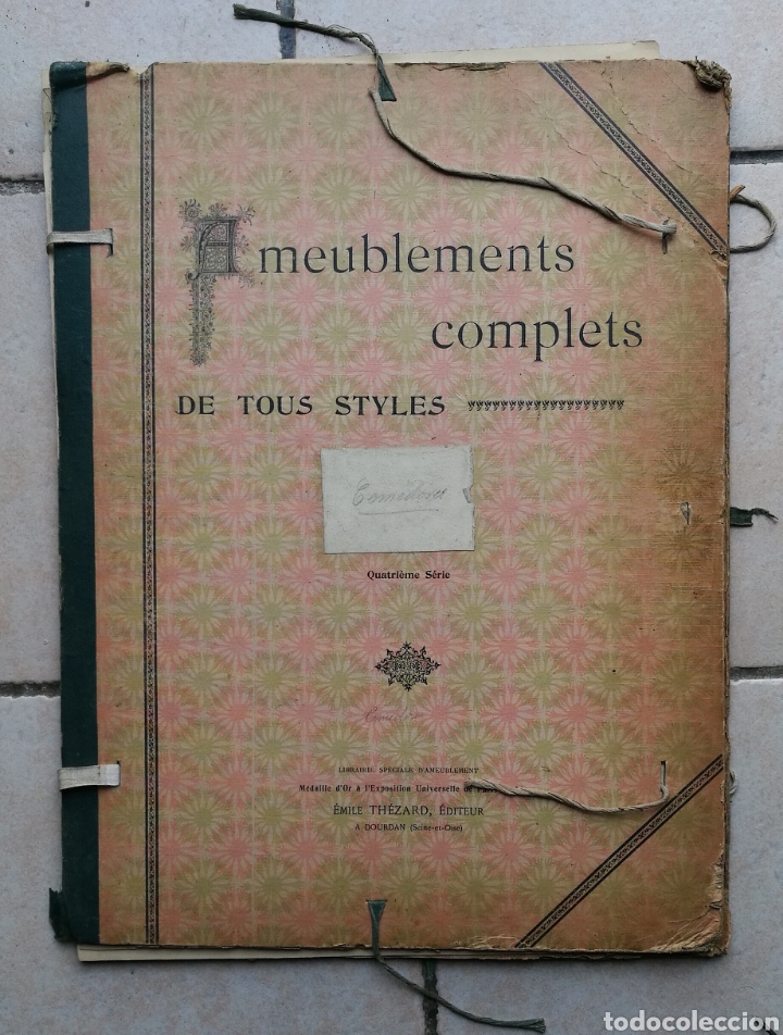 Libros antiguos: Mueblement complets de Tous styles 73 l&aacute;minas - Foto 1