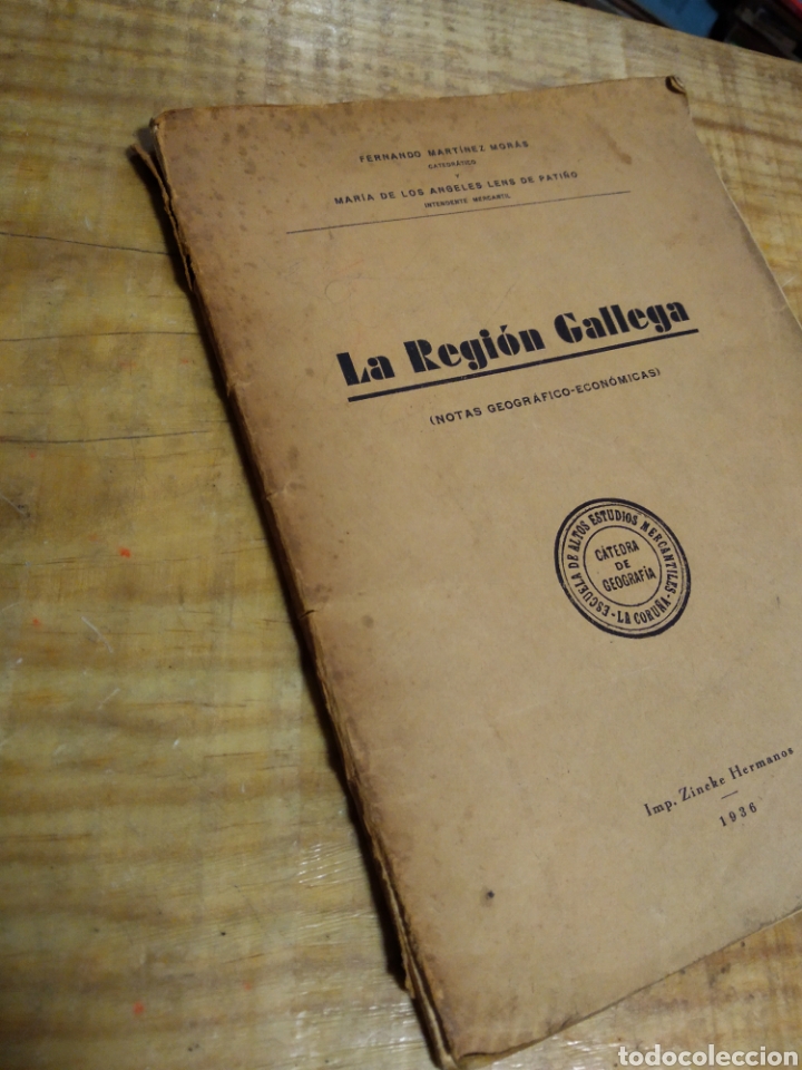Libros antiguos: LA REGION GALLEGA. 1936 #CJ2 - Foto 2