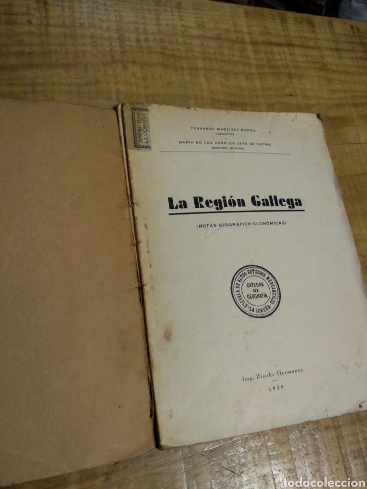 Libros antiguos: LA REGION GALLEGA. 1936 #CJ2 - Foto 6