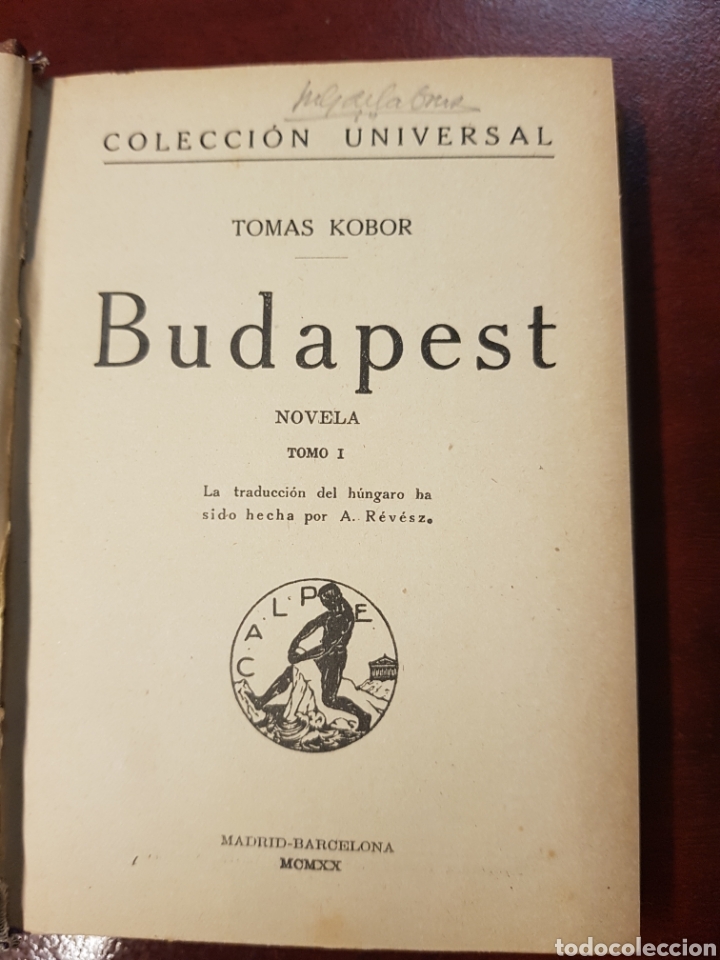 Libros antiguos: BUDAPEST - TOMAS KOBOR - 1920 - CALPE - COMPLETO - Foto 3
