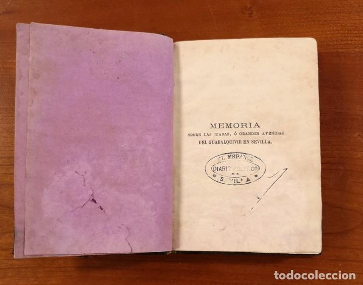 Libros antiguos: Memoria Riadas Guadalquivir - Foto 2