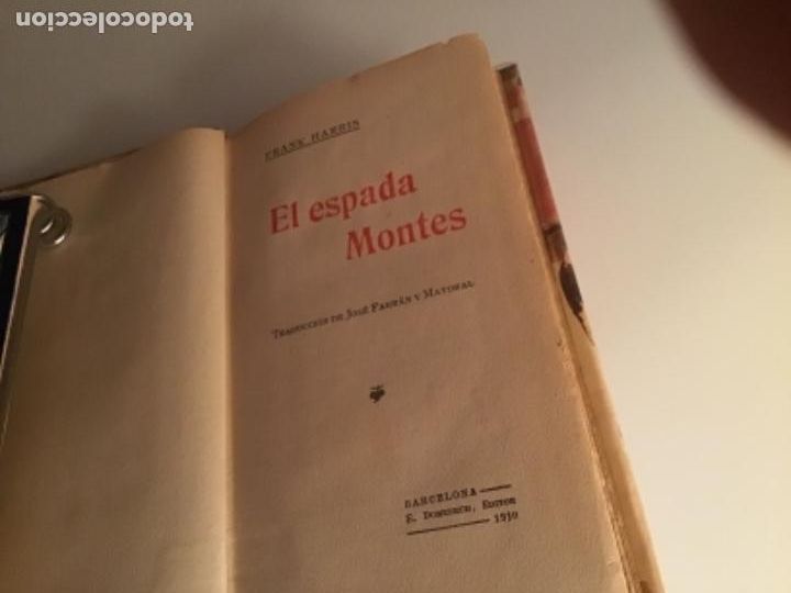 Libros antiguos: EL ESPADA MONTES BARCELONA E. DOMENECH EDITOR 1910 - Foto 3