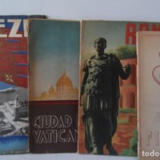Libros antiguos: # TURISMO POR ITALIA # ROMA, CIUDAD DEL VATICANO, VENEZIA, FIRENCE # AÑOS 1936 AL 1942 #
