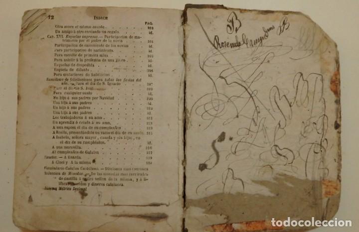 Libros antiguos: Nov&iacute;simo estilo de escribir cartas. - Foto 6
