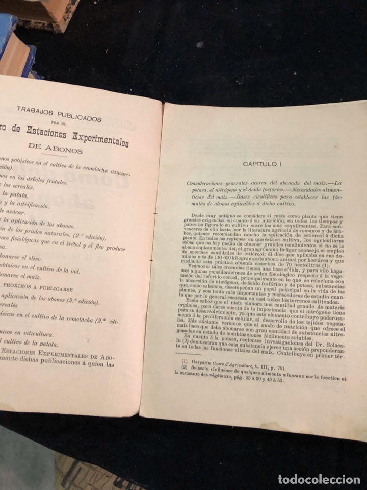 Libros antiguos: Como debe abonarse el ma&iacute;z - Foto 3