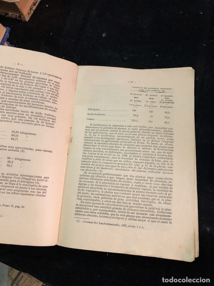 Libros antiguos: Como debe abonarse el ma&iacute;z - Foto 5