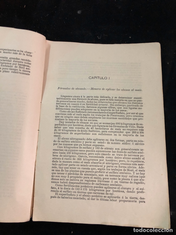 Libros antiguos: Como debe abonarse el ma&iacute;z - Foto 7