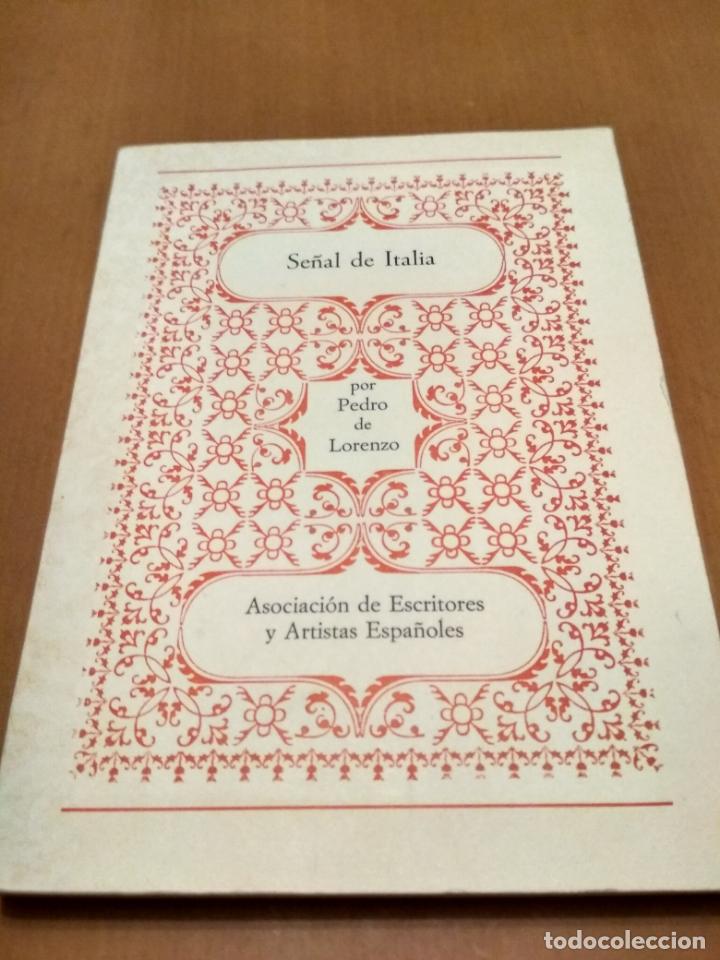 Libros antiguos: Se&ntilde;al de Italia - Foto 1