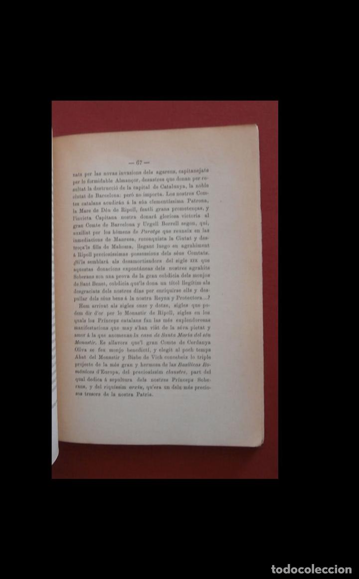 Libros antiguos: Nova consagraci&oacute; de Santa Maria de Ripoll - Foto 3