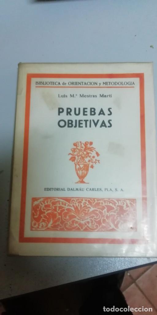 Libros antiguos: Pruebas objetivas - MESTRAS MART&Iacute;, LUIS M&ordf; - Foto 1