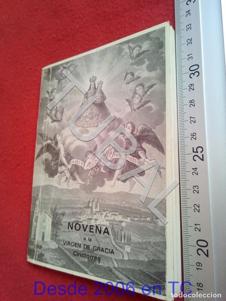 Libros antiguos: TUBAL VIRGEN DE GRACIA CINCTORRES NOVENA 1946 300 GRS U24