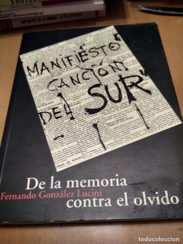 Libros antiguos: Manifiesto canci&oacute;n del sur - Foto 1