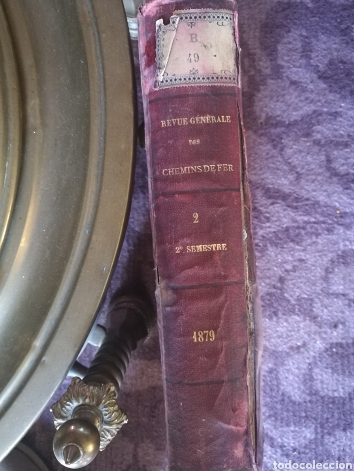 Libros antiguos: Libro de mecanica de tren - Foto 3