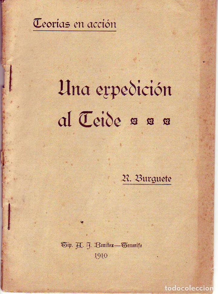 Libros antiguos: TENERIFE - UNA EXPEDICION AL TEIDE 1910 - Foto 1
