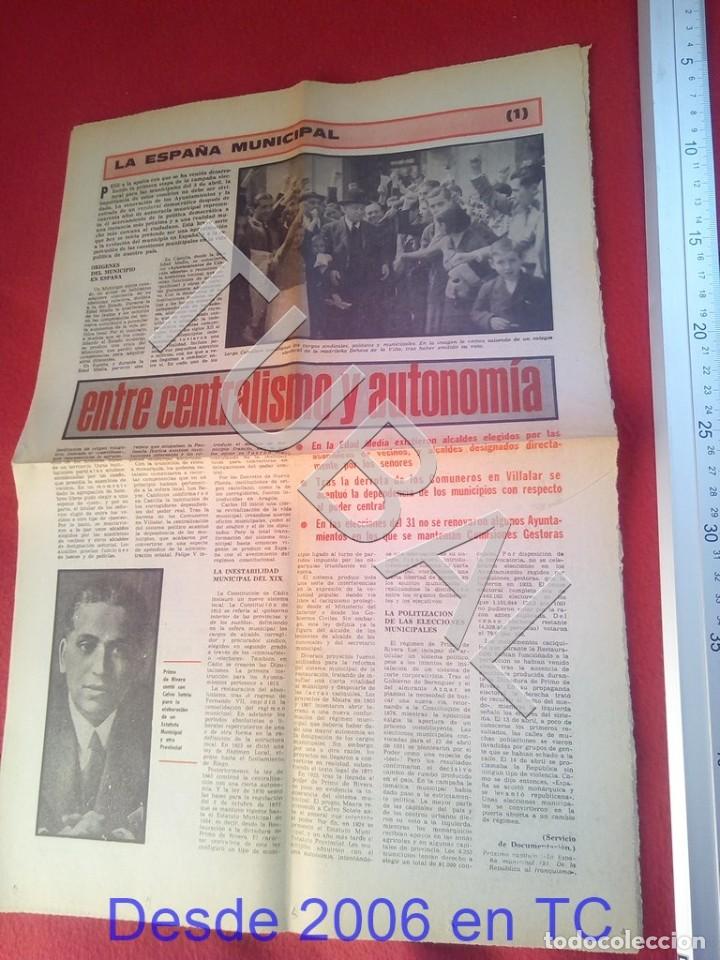 Libros antiguos: TUBAL LA ESPA&Ntilde;A MUNICIPAL DIARIO PUEBLO POLITICA 5 ENTREGAS COMPLETO U21