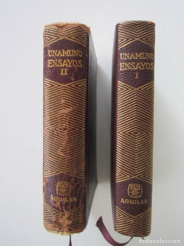 Libros antiguos: LIBRO ENSAYOS UNAMUNO TOMOS I Y II - Foto 1