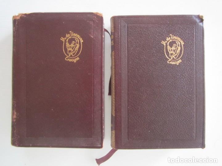 Libros antiguos: LIBRO ENSAYOS UNAMUNO TOMOS I Y II - Foto 2