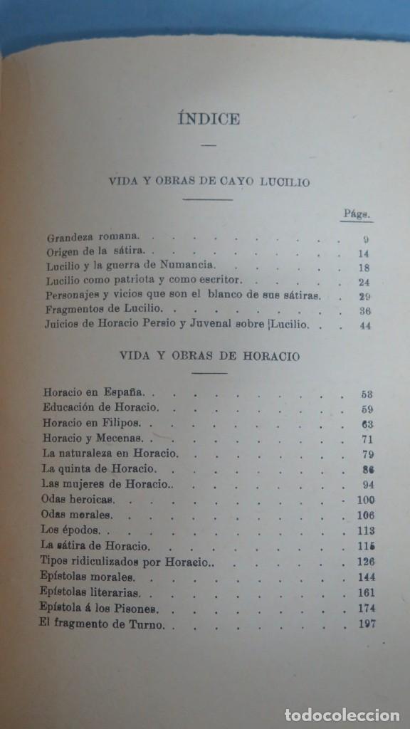 Libros antiguos: LOS SATIRICOS LATINOS. GERMAN SALINAS - Foto 2
