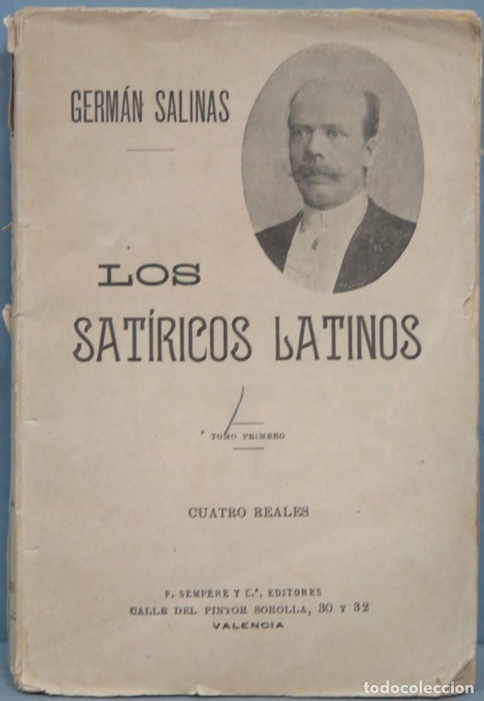 Libros antiguos: LOS SATIRICOS LATINOS. GERMAN SALINAS - Foto 3
