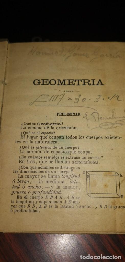 Libros antiguos: GEOMETRIA , PALUZIE - Foto 2