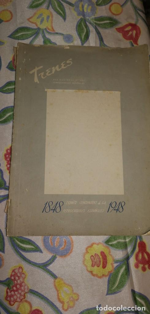 Libri antichi: 1848 PRIMER CENTENARIO DE LOS FERROCARRILES ESPA&Ntilde;OLES